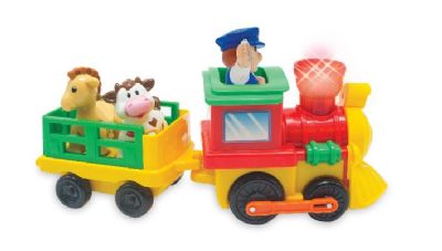 רכבת חיות החווה iam toys