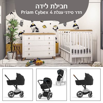 חבילת לידה חדר סידני עגלת Priam 4 Cybex