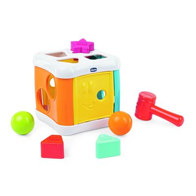 קוביית משחק 2 ב- 1 צ’יקו – Chicco Toy 2IN1 Sort And Beat Cube