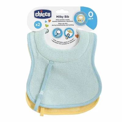 זוג סינרים צ’יקו – Chicco Bib 0M+ 2 PCS