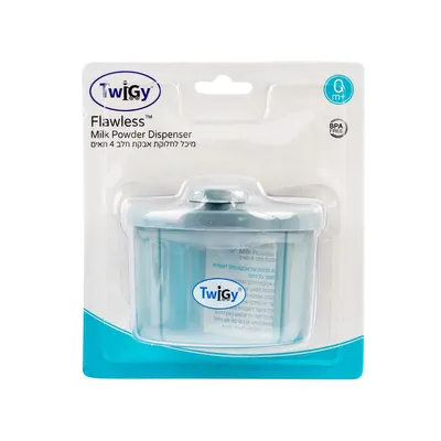 מיכל טוויגי לחלוקת אבקת חלב 4 תאים – Twigy Flawless™ Milk Powder Dispenser