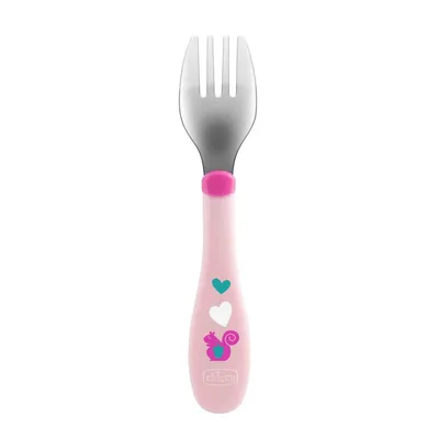 סט מזלג וכפית צ’יקו – Chicco Metal Cutlery +18M