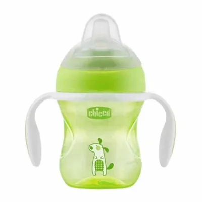כוס אימון צ’יקו עם פיית סיליקון – Chicco Transition cup +4M