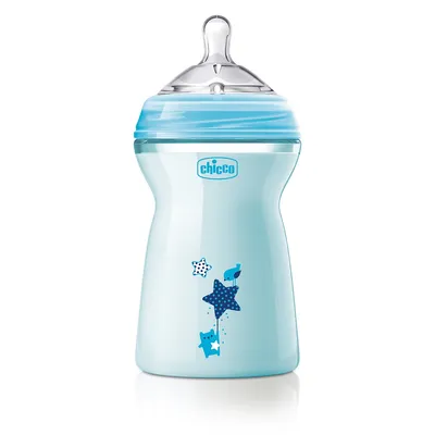בקבוק צ’יקו נטורל פילינג תכלת – Chicco Natural Feeling Blue