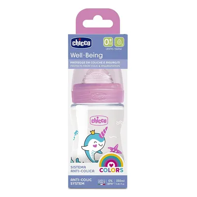 בקבוק צ’יקו וולביאינג 150 מ”ל – Chicco Well Being Feeding Bottle 150ml