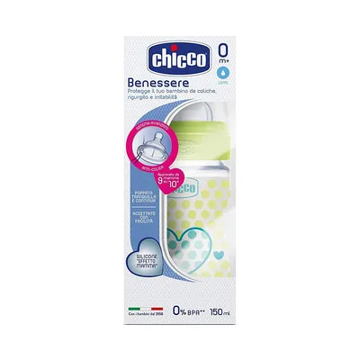 בקבוק צ’יקו וולביאינג 150 מ”ל – Chicco Well Being Feeding Bottle 150ml