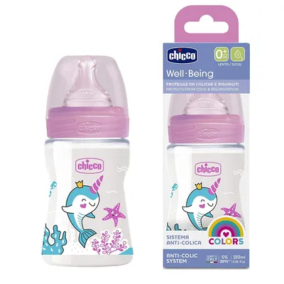 בקבוק צ’יקו וולביאינג 150 מ”ל – Chicco Well Being Feeding Bottle 150ml