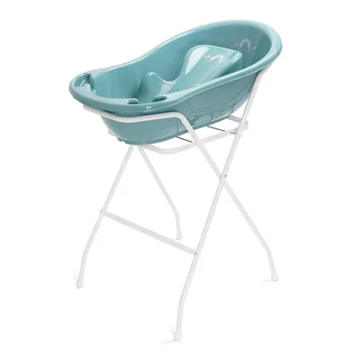 ערכת אמבטיה טגה בייבי 102 ס”מ ליין קשת בענן | אמבטיה + מושב אמבטיה + מעמד לבן – Tega Baby