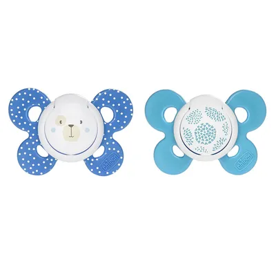 זוג מוצצי סיליקון פיזיו פורמה קומפורט Physioforma Comfort Lumi 16-36