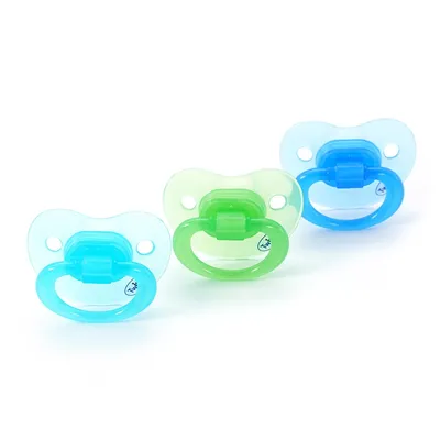 שלישיית מוצצי סיליקון טוויגי 0+ חודשים – Flawlesse™ Silicone Pacifier