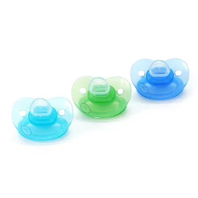 שלישיית מוצצי סיליקון טוויגי 0+ חודשים – Flawlesse™ Silicone Pacifier