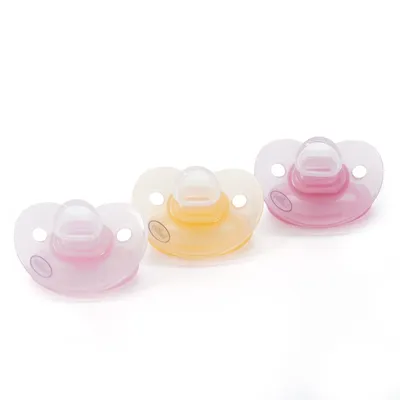 שלישיית מוצצי סיליקון טוויגי 0+ חודשים – Flawlesse™ Silicone Pacifier