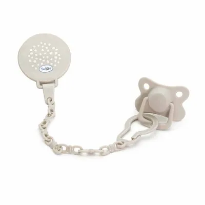 מחזיק מוצץ עם שרשרת טוויגי – Twigy Pacifier Clip with chain
