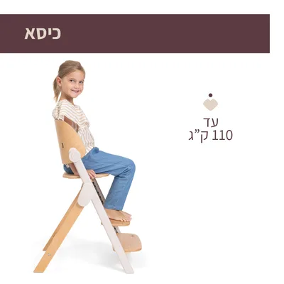 כיסא אוכל מרווליה – Meraviglia Full Set Highchair
