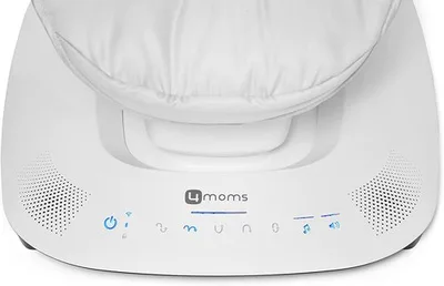 ממרו mamaroo מפוארת צבע שחור - דגם 5.0 נדנדה לתינוק בטכנולוגיה מתקדמת, אפשרות חיבור לבלוטוס, עם 5 תנועות נדנוד יחודיות. 4moms