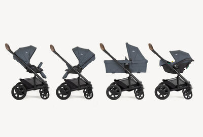 עגלה משולבת כולל אמבטיה Chrome With Ramble