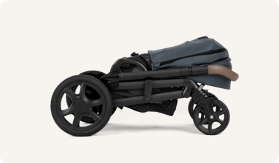 עגלה משולבת כולל אמבטיה Chrome With Ramble