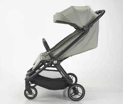 עגלת תאומים דגם: ICON צבע ירוק מעושן