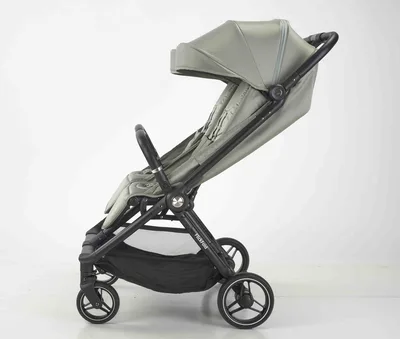 עגלת תאומים דגם: ICON צבע ירוק מעושן