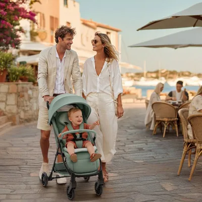 טיולון צ'יקו טאורמינה ורוד פודרה - Chicco Taormina Stroller Blush