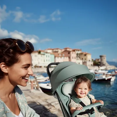 טיולון צ'יקו טאורמינה ורוד פודרה - Chicco Taormina Stroller Blush