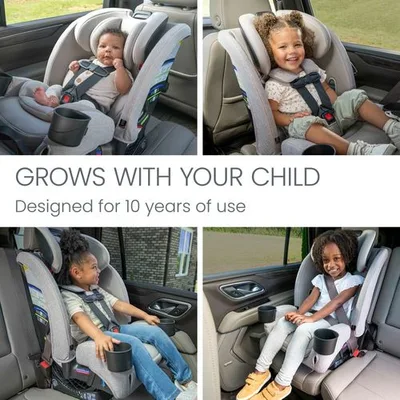 מושב בטיחות משולב בוסטר One4Life Slim ClickTight (אפור) Britax