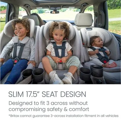 מושב בטיחות משולב בוסטר One4Life Slim ClickTight (אפור) Britax