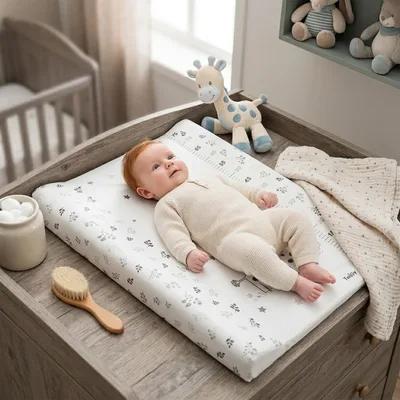 משטח החתלה לתינוק 80X50X10.5 ס"מ - Changing Mat
