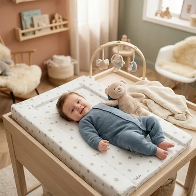 משטח החתלה לתינוק 80X47X5 ס"מ - Changing Mat