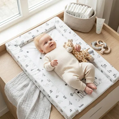 משטח החתלה לתינוק 80X47X5 ס"מ - Changing Mat