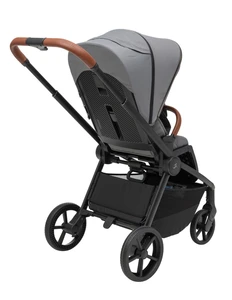 עגלת תינוק ספורטליין סיילו Sportline Cielo PL 2025 - שלד כרום שחור | ריפוד אפור | ידית חומה - ₪2,620.00