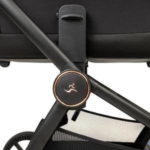 עגלת תינוק ספורטליין סיילו Sportline Cielo PL 2025 - שלד כרום שחור | ריפוד אפור | ידית חומה - ₪2,620.00