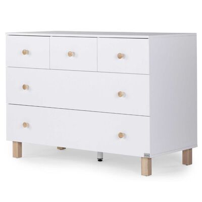 שידה לתינוק פליסיטי לבן+טבעי