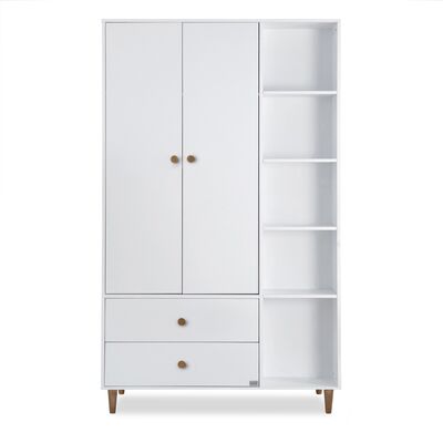 ארון ילדים מיקה לבן+אגוז